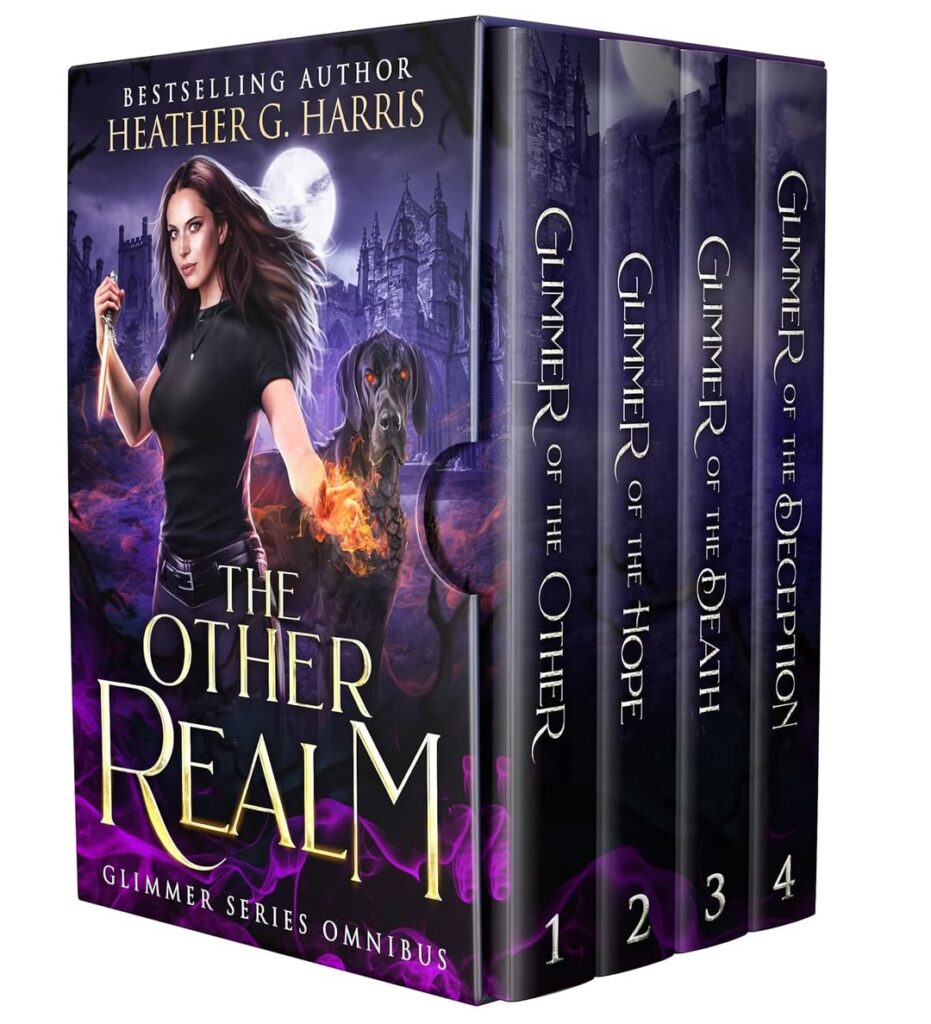 Picture of the box set of the Other Realms series by Heather G. Harris.