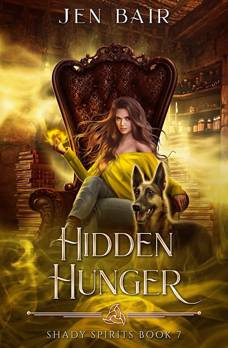 Hidden Hunger Cover, Book 7 of the Shady Spirits Series